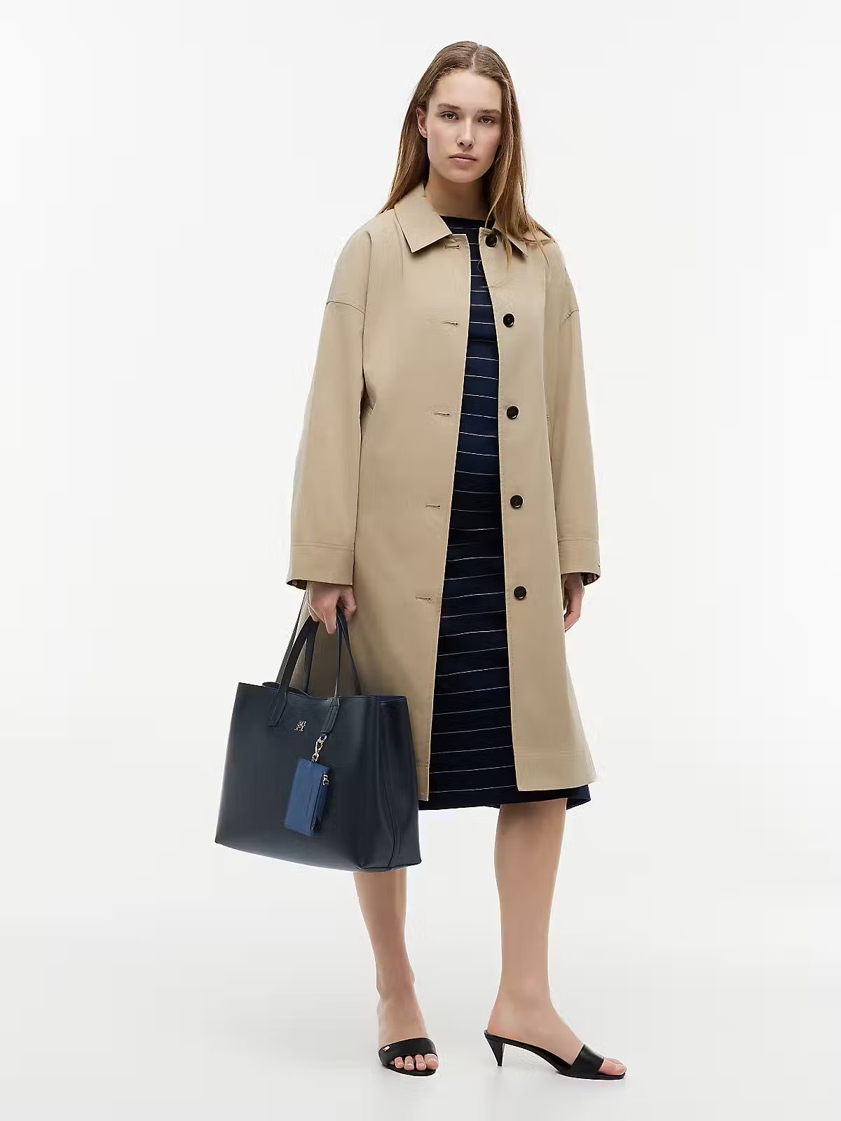 Tommt Hilfigher Satchel marinblå