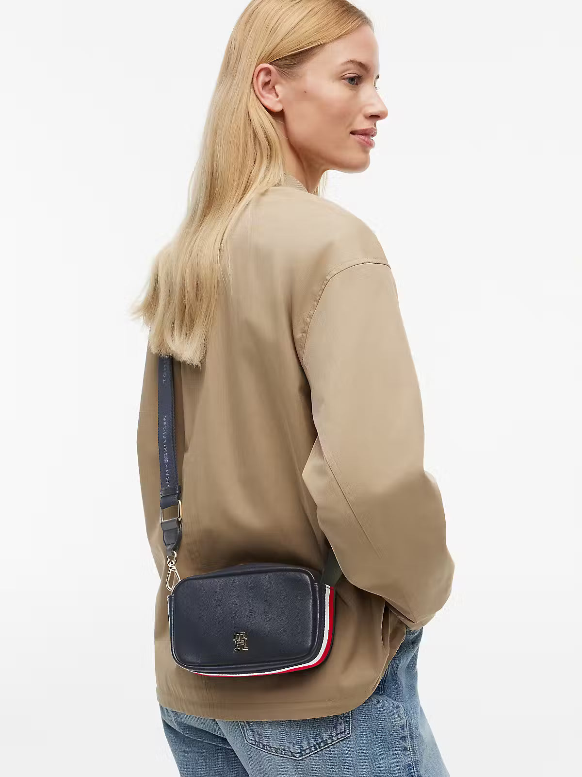 Tommy Hilfigher Crossbody marinblå