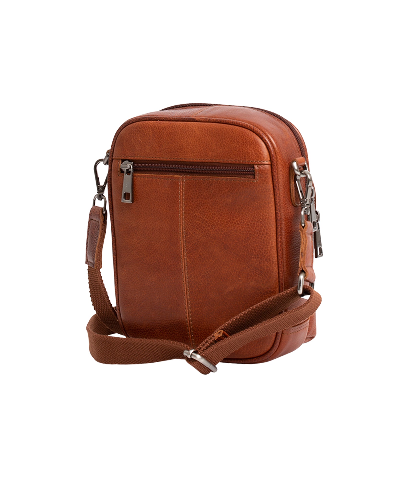 BHC Tiramisu axelväska unisex skinn cognac