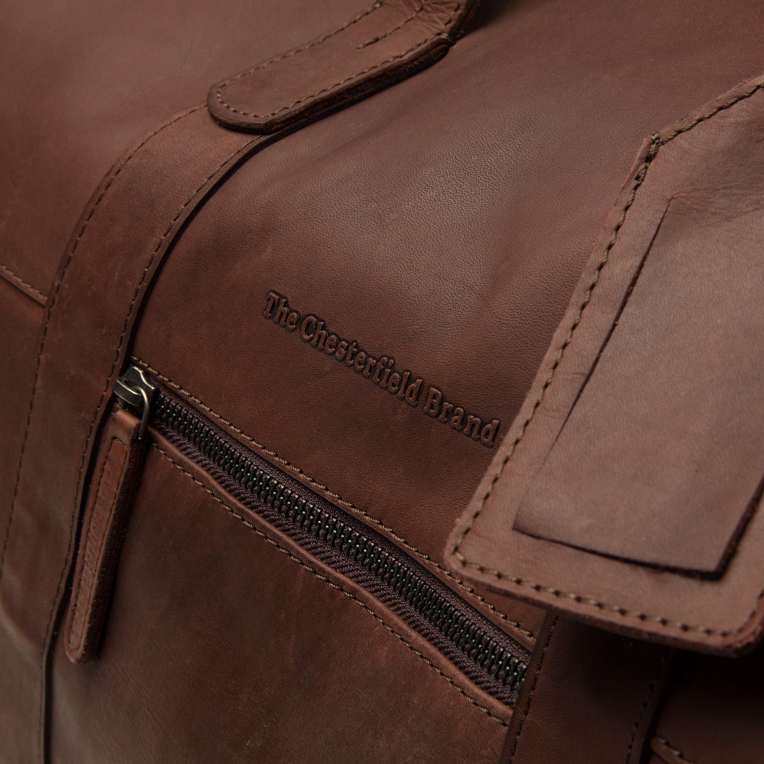 The Chesterfield brand  Weekendbag Portsmouth mörkbrun