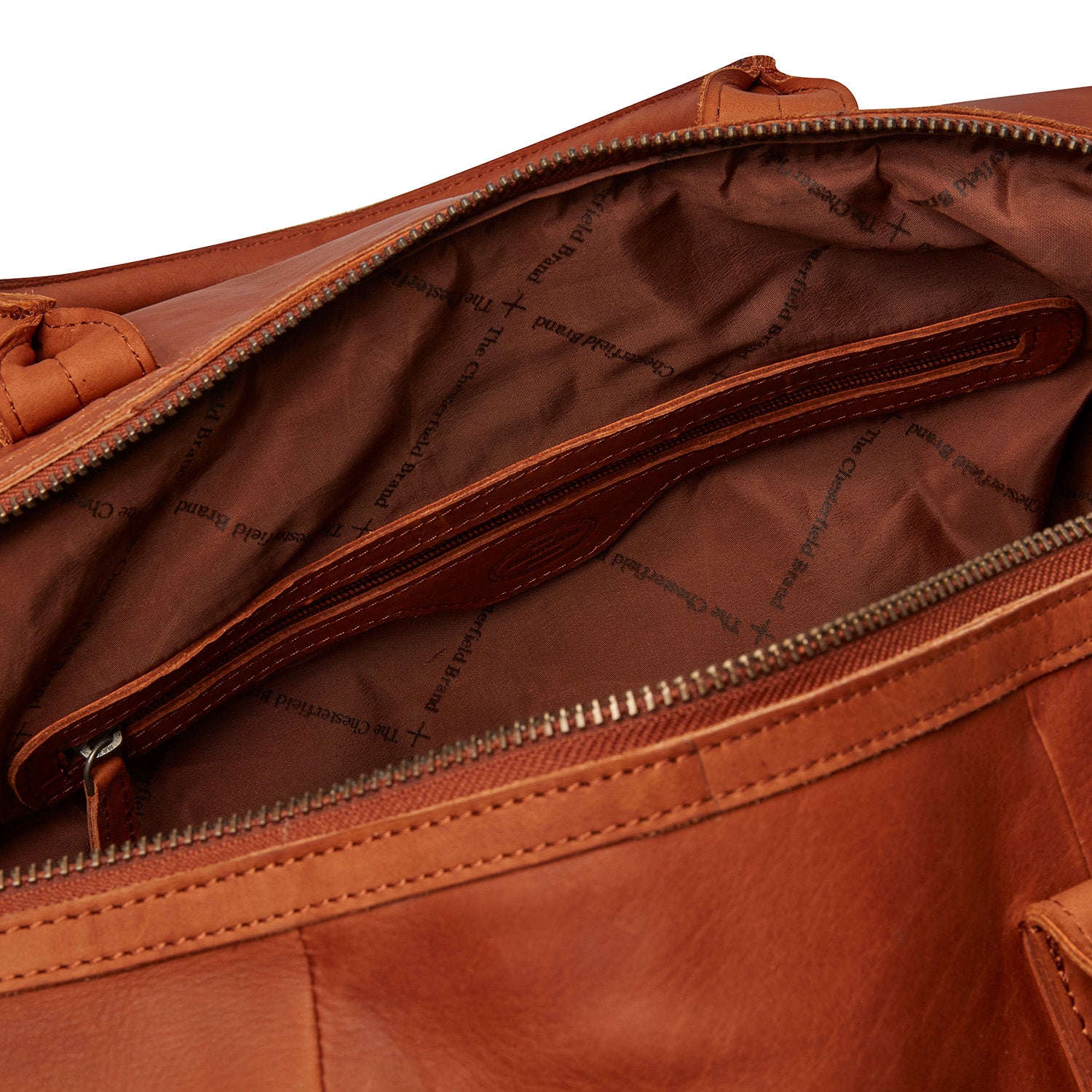 The Chesterfield brand  Weekendbag Portsmouth cognac