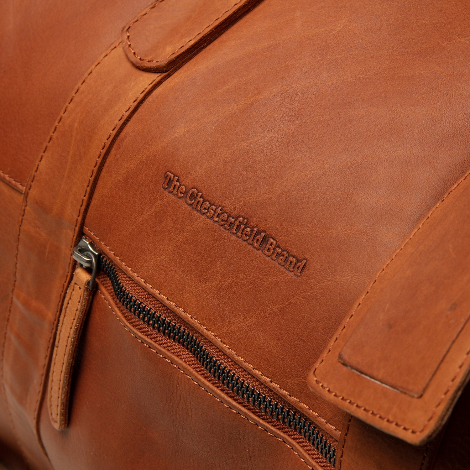 The Chesterfield brand  Weekendbag Portsmouth cognac