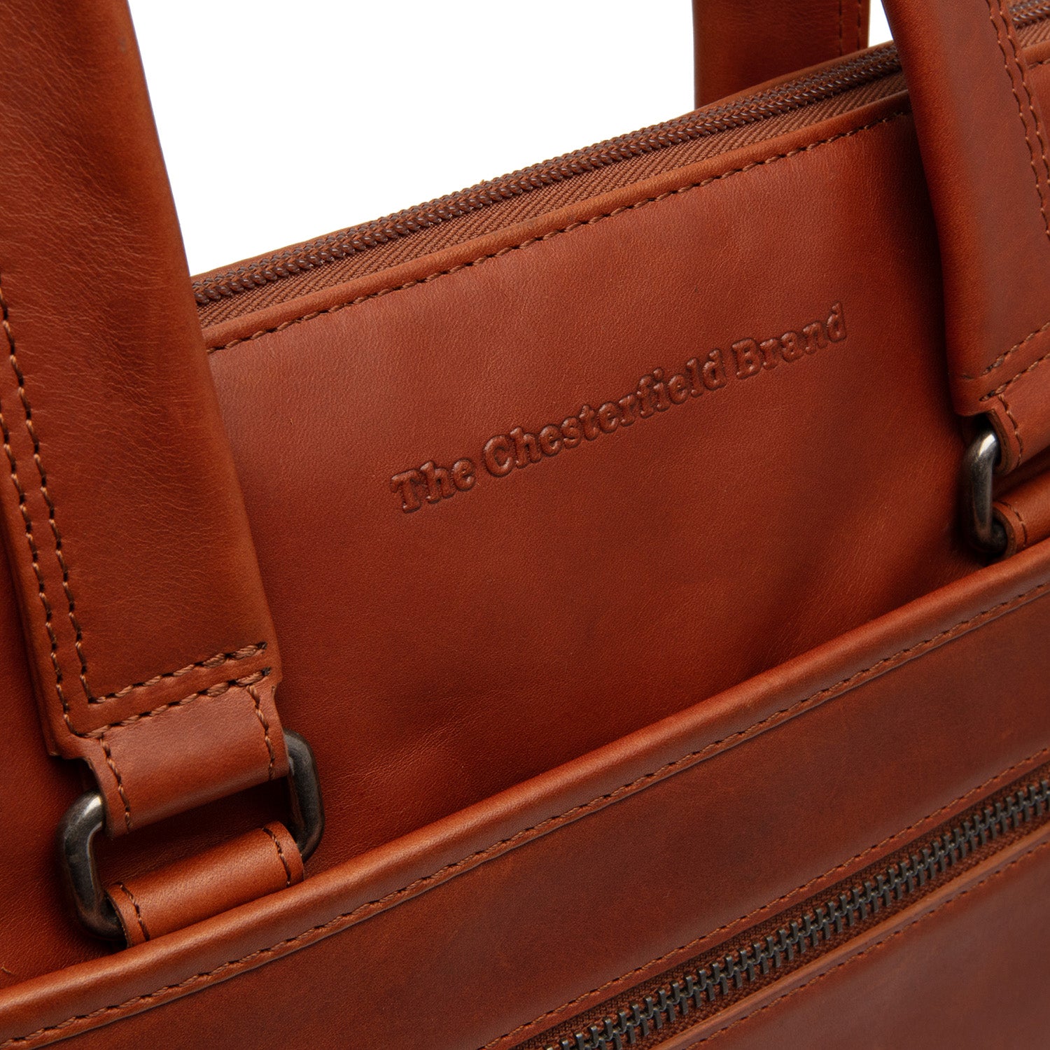 The Chesterfield Brand Datorväska Elvas cognac