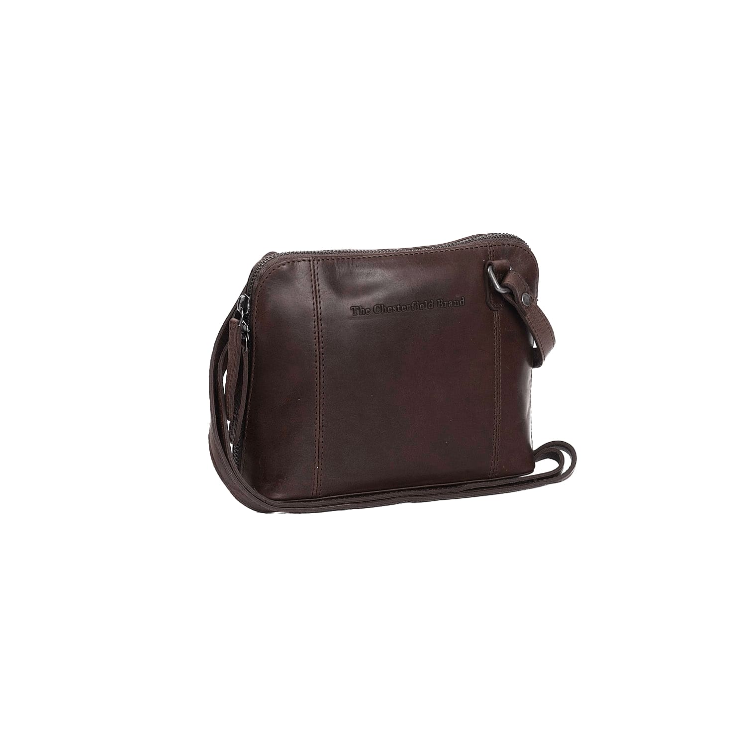 The Chesterfield brand Crossbody skinn River mörkbrun