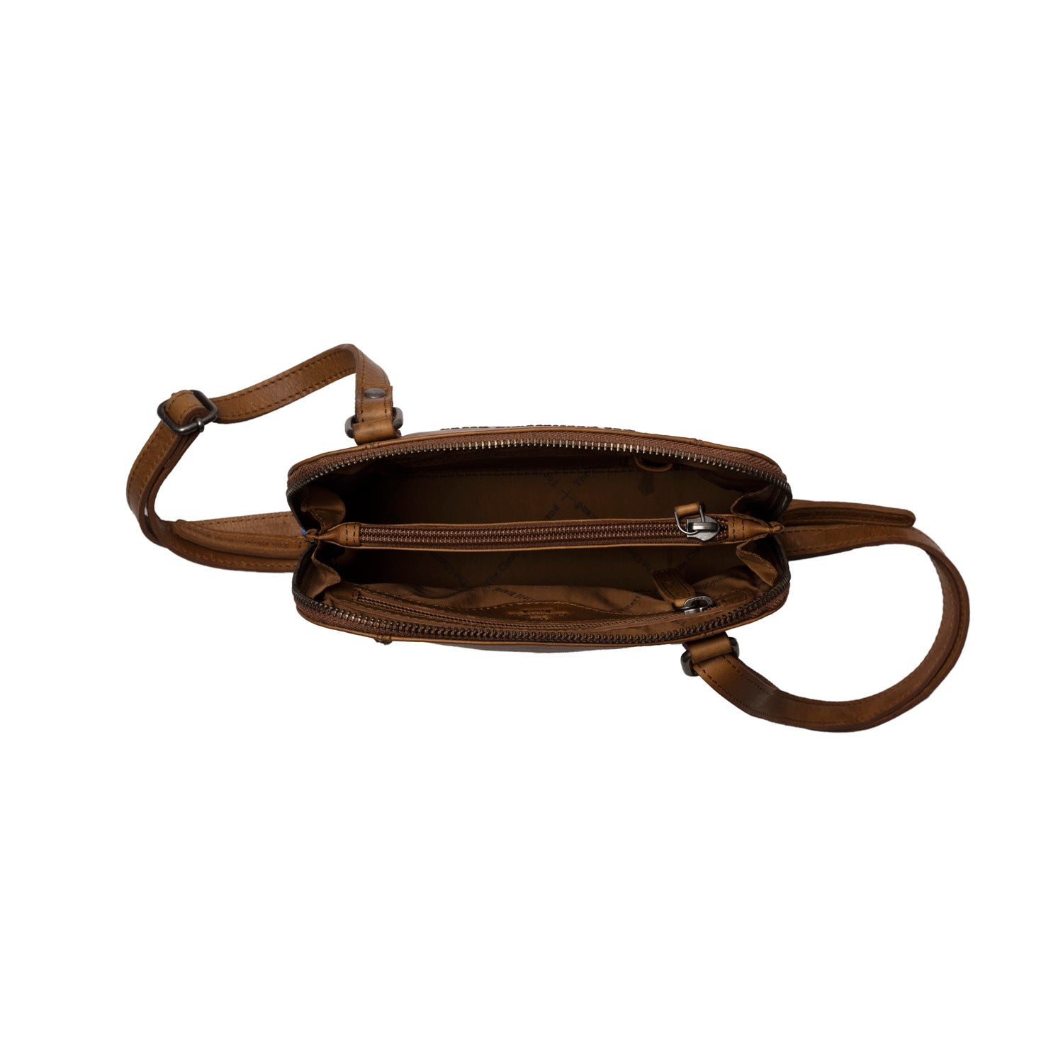 The Chesterfield brand Crossbody skinn River cognac