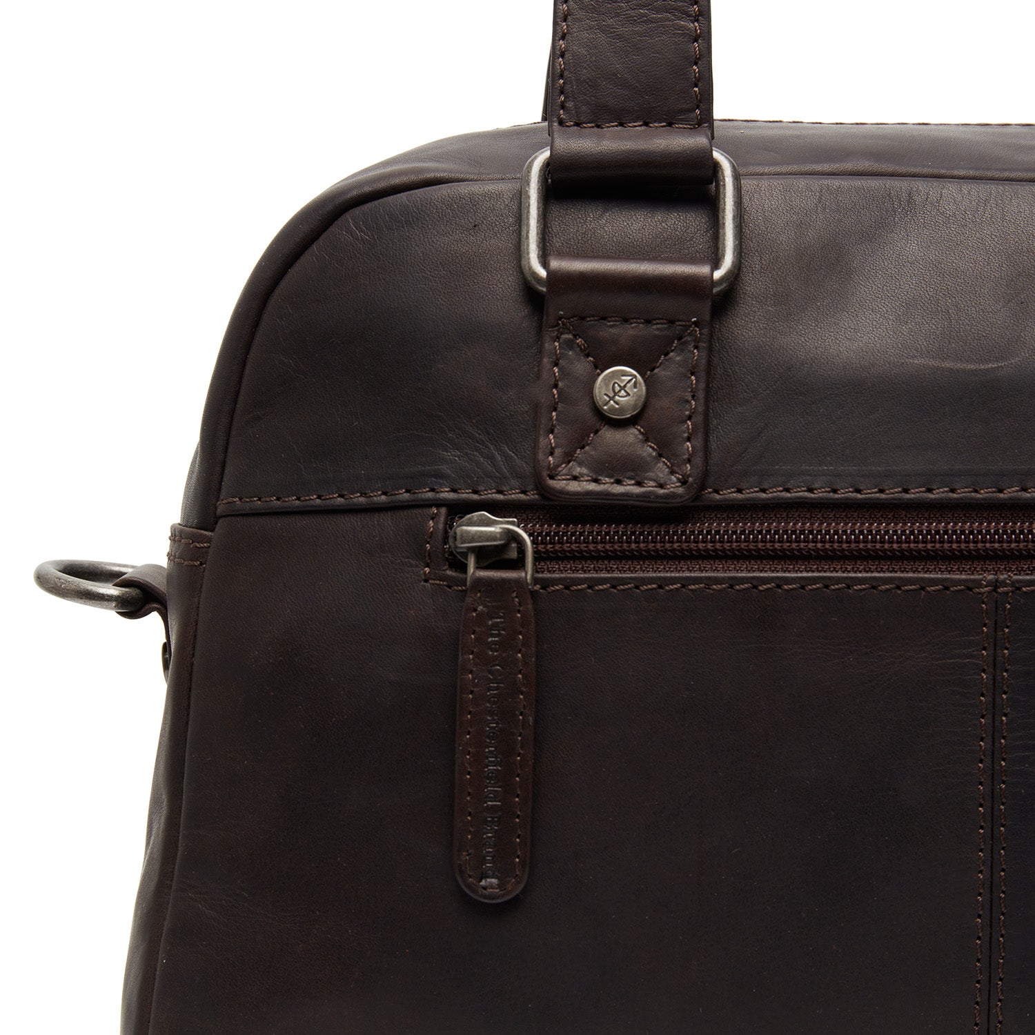 The Chesterfield brand Bowling bag Dover mörkbrun