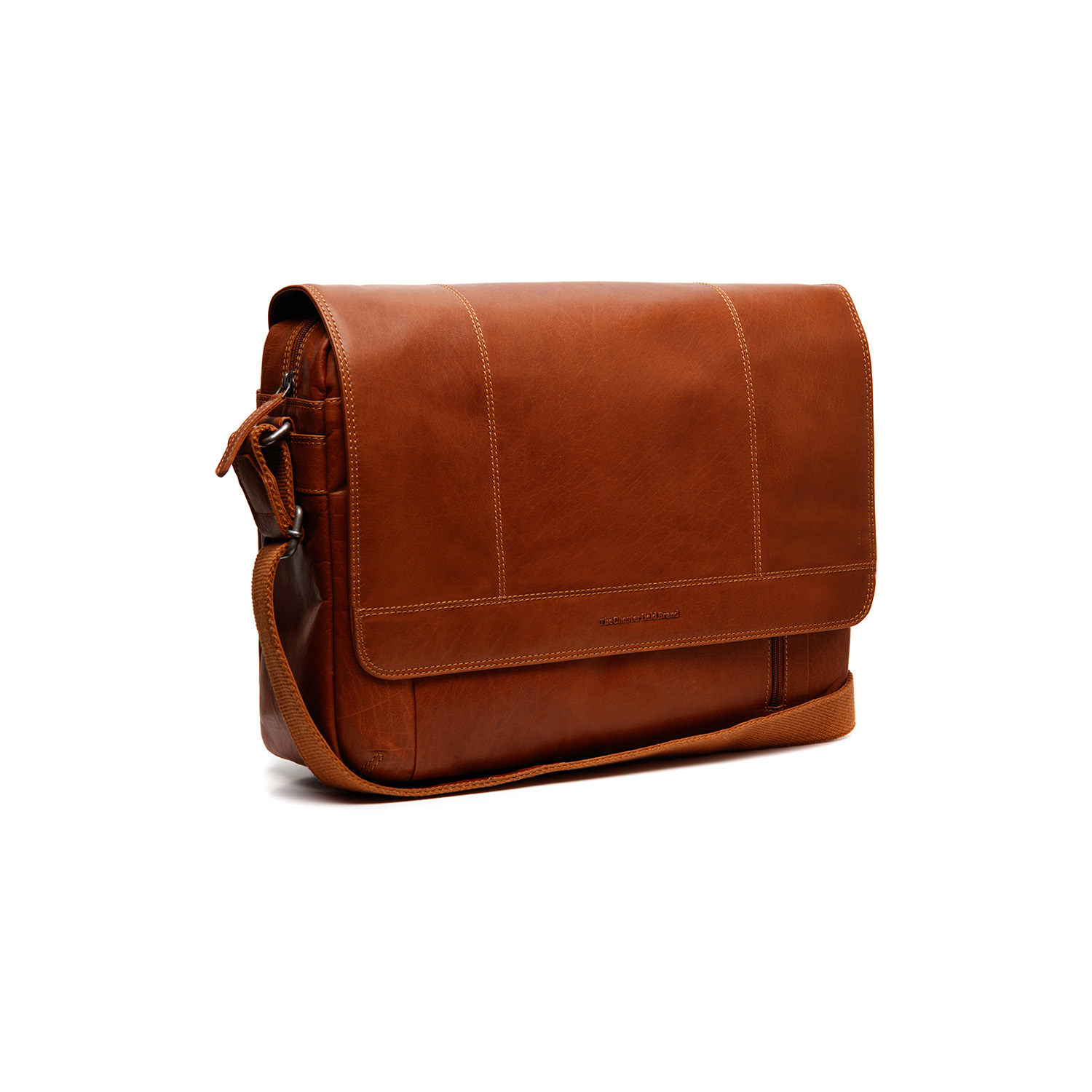 The Chesterfield Brand Messengerbag 15" Tampa cognac