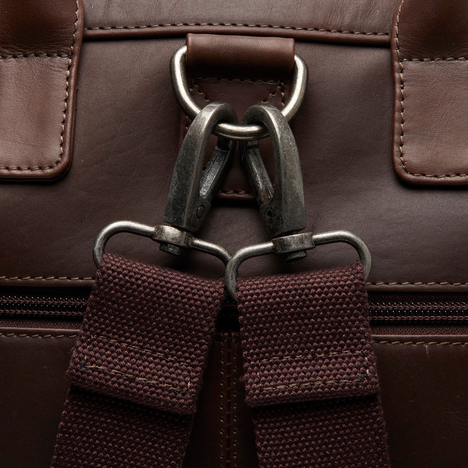 The Chesterfield brand Kombiryggsäck Luisa mörkbrun