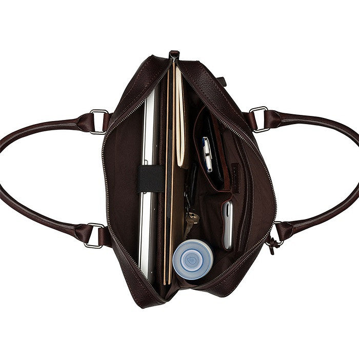 Burkely Odell Laptopbag 13,3" mörkbrun