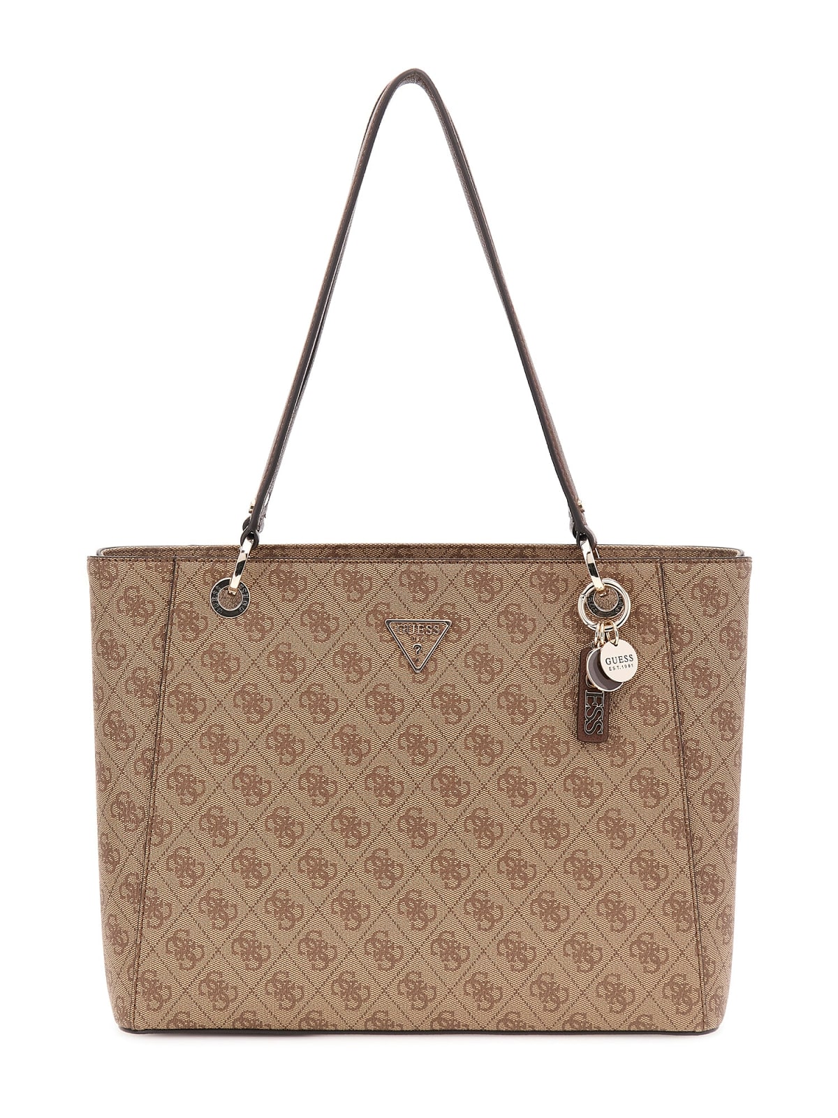 Guess Tote Noelle logo latte