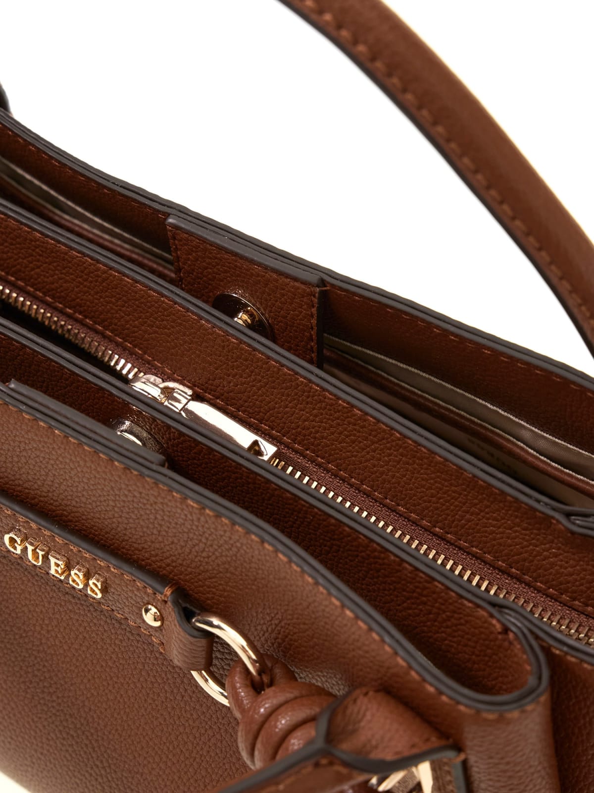 Guess Handväska Camelia cognac