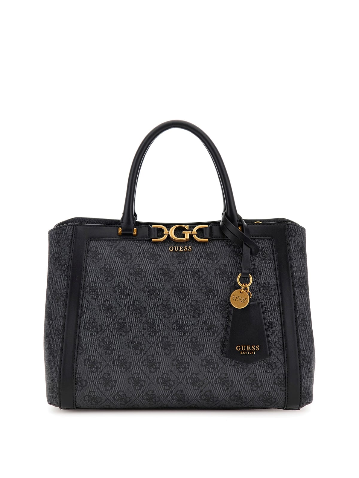 Guess Handbag  Dagan logo coal