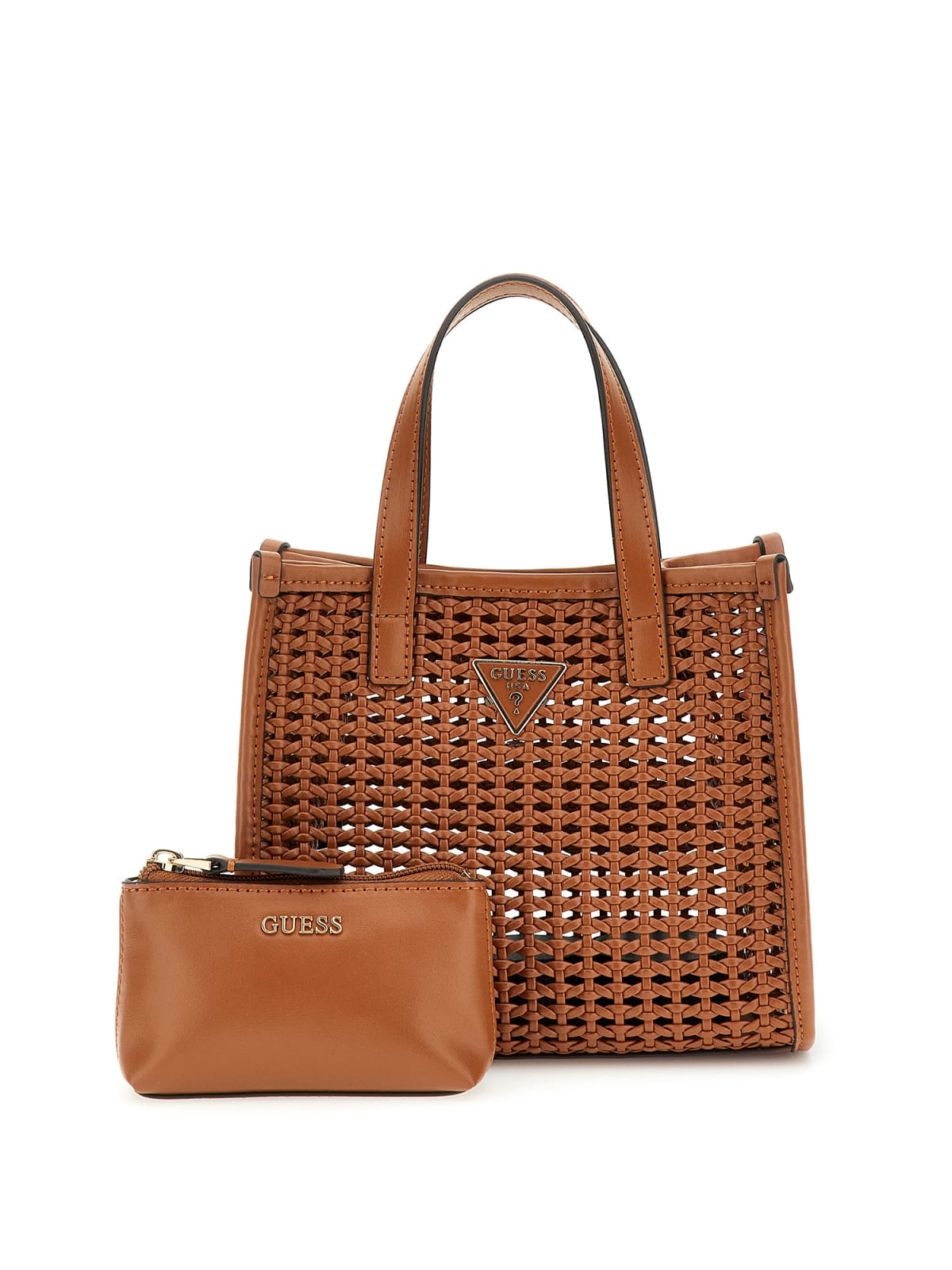 Guess Handväska Birgitta mini cognac