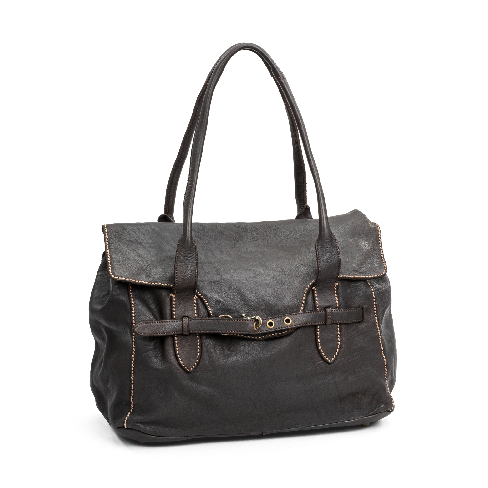 House of Nordic Handbag vintage mörkbrun