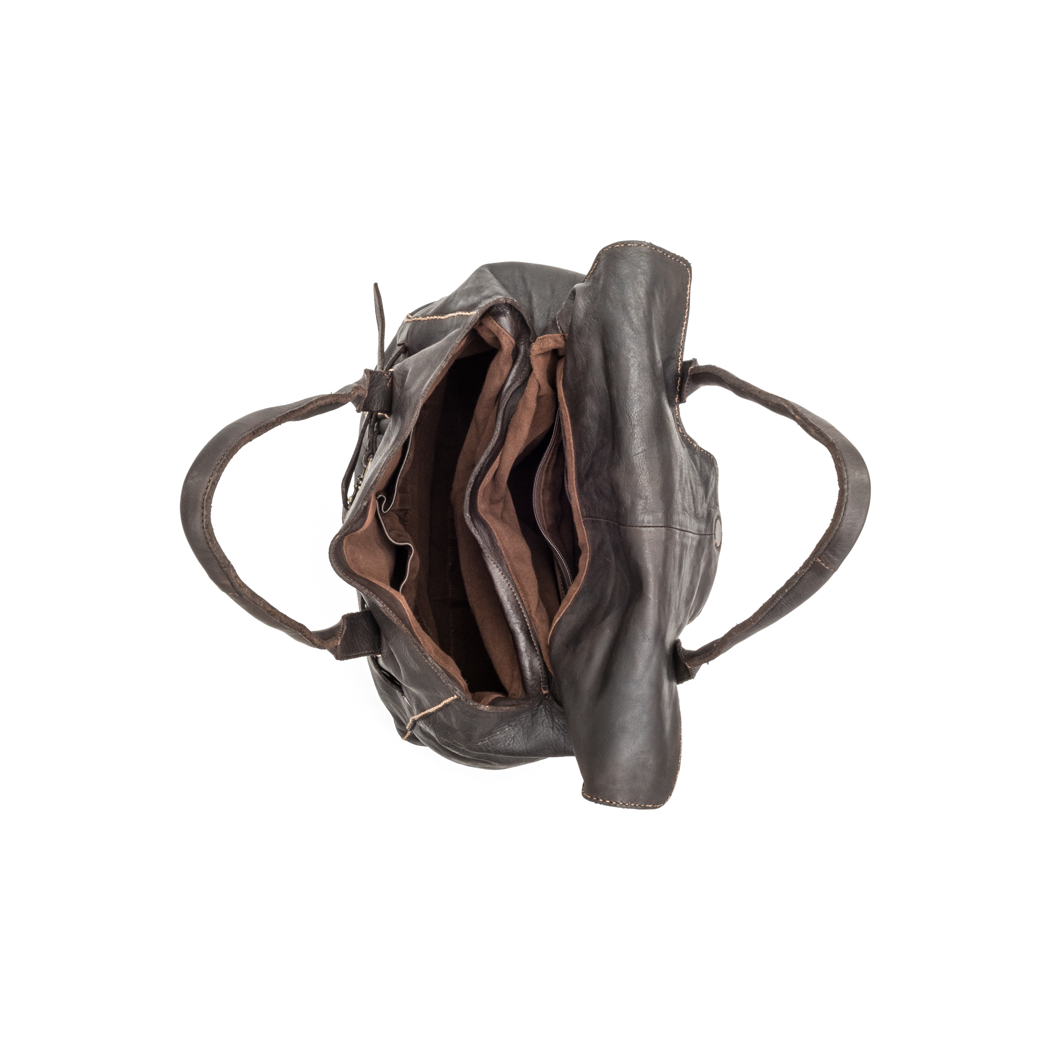House of Nordic Handbag vintage mörkbrun