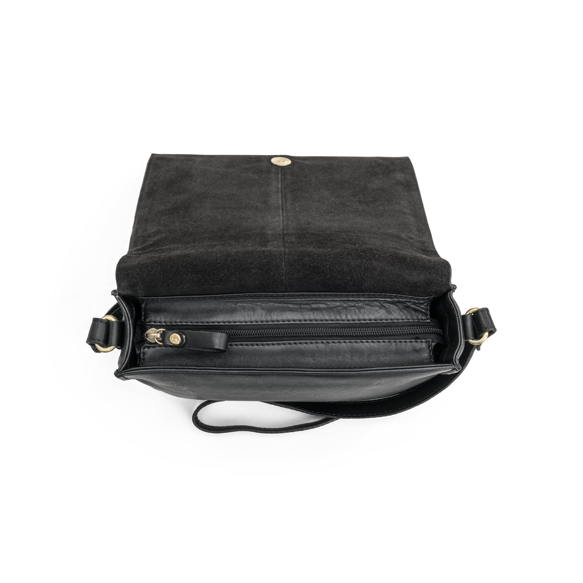 House of Sajaco Flapbag svart
