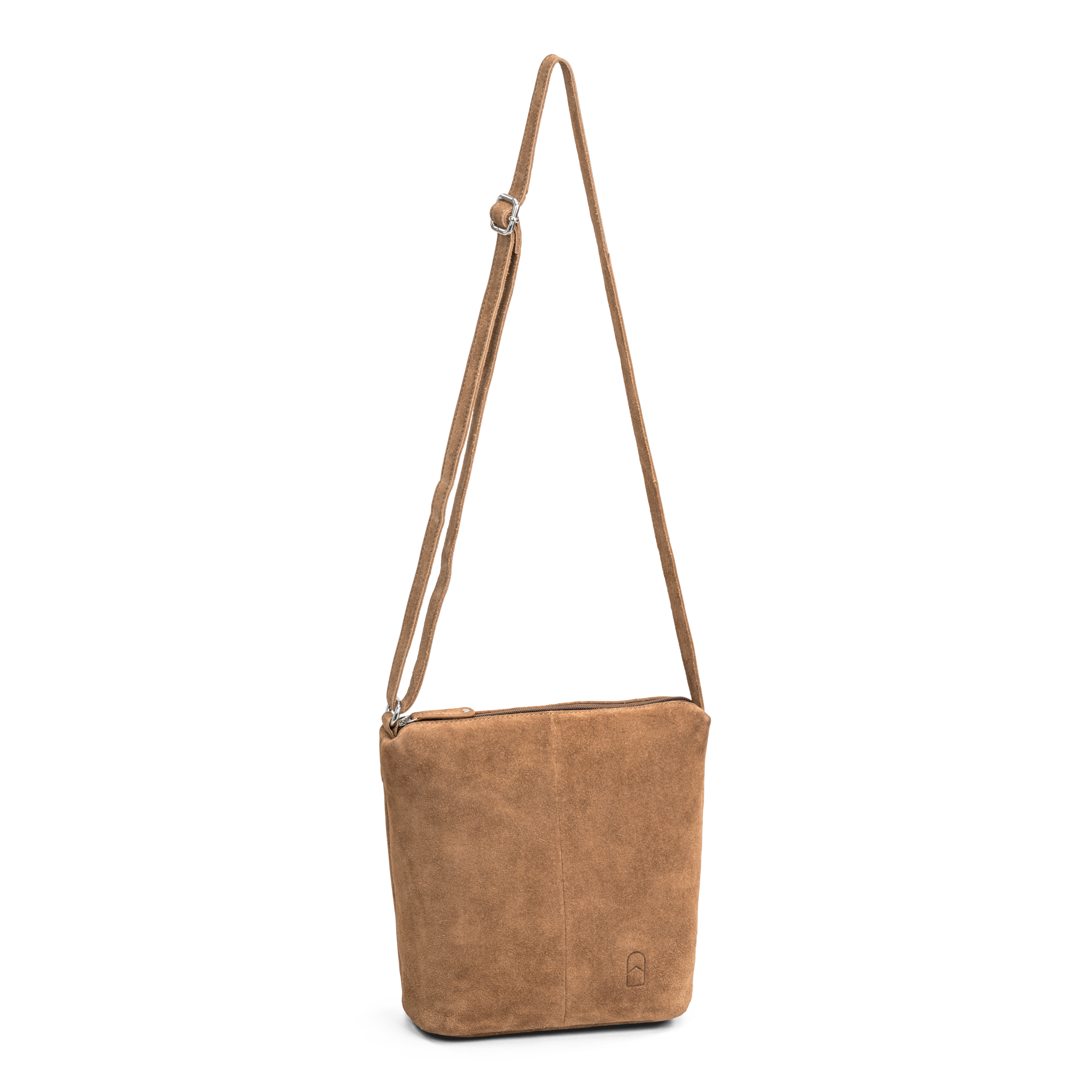 House of Nordic Axelväska mocka cognac