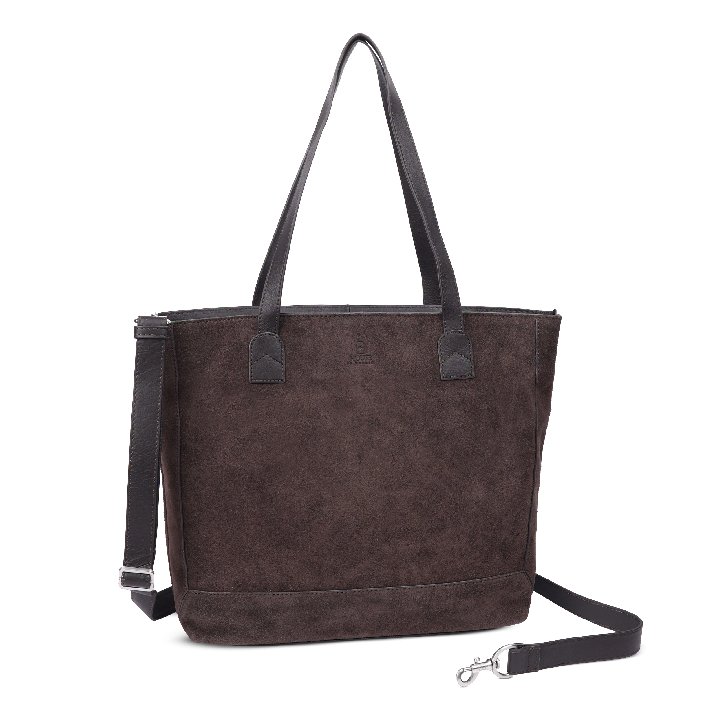 House of Nordic Tote mocca mörkbrun