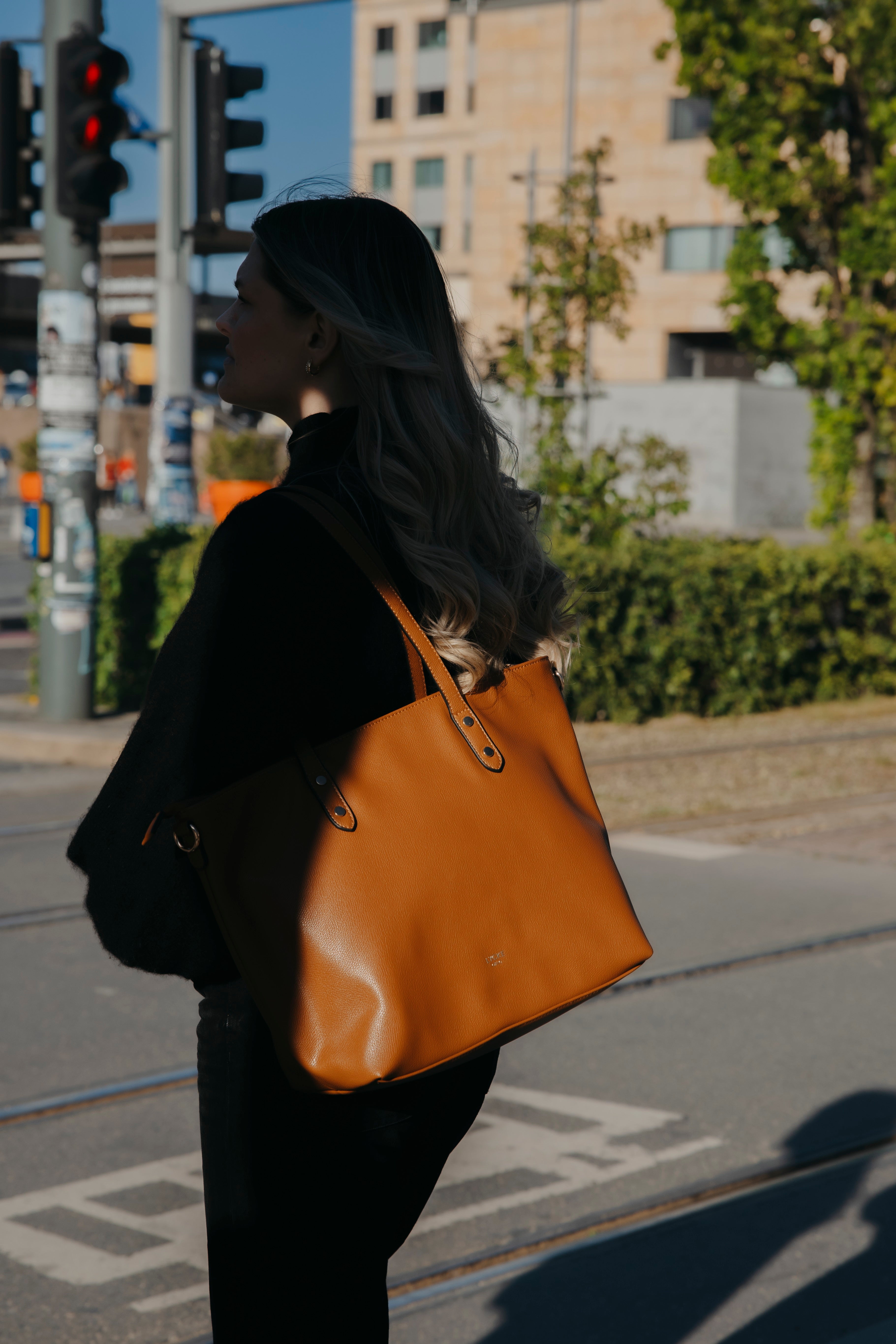 Lycke Tote bag Sofia cognac