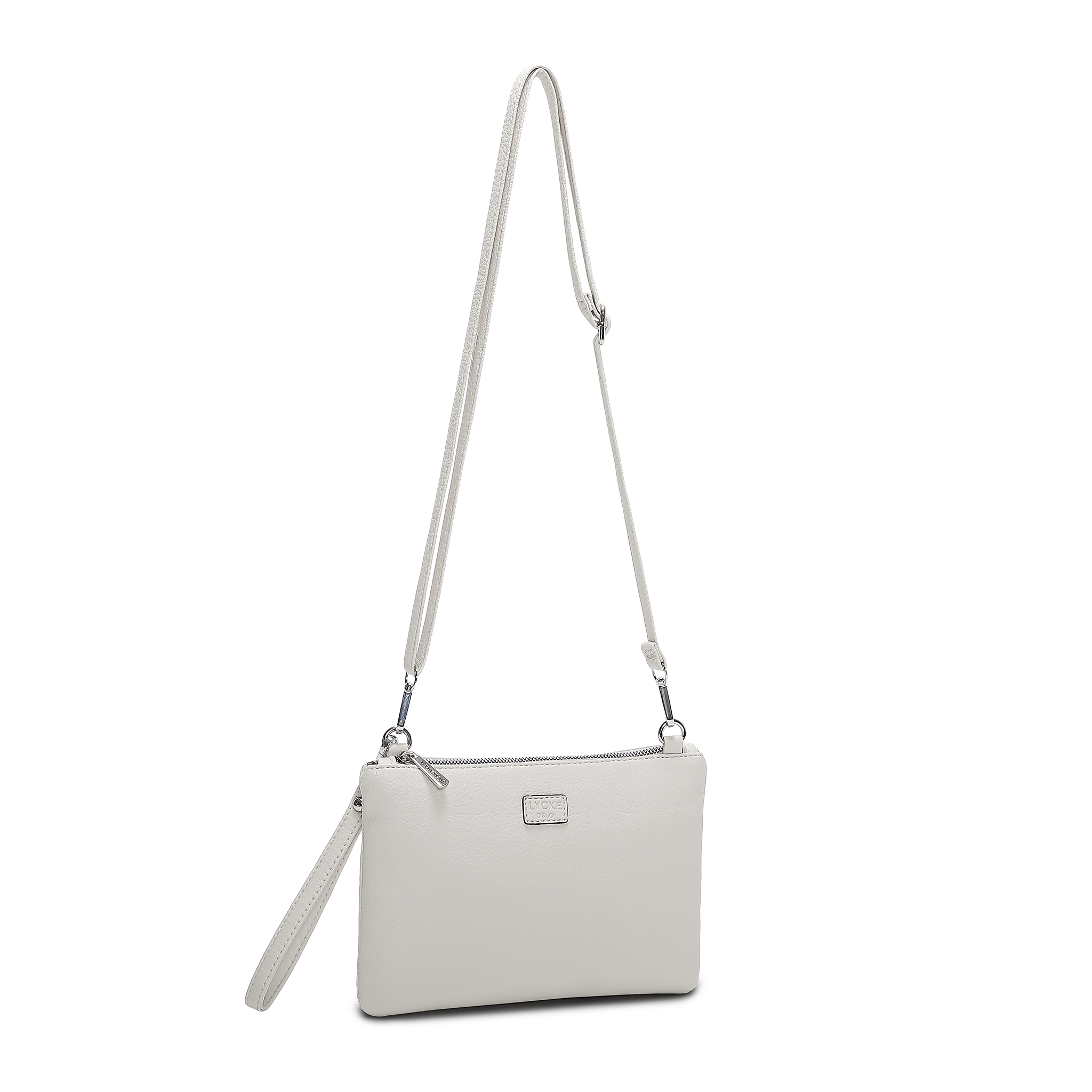 Lycke Clutch/axelväska Nora vit