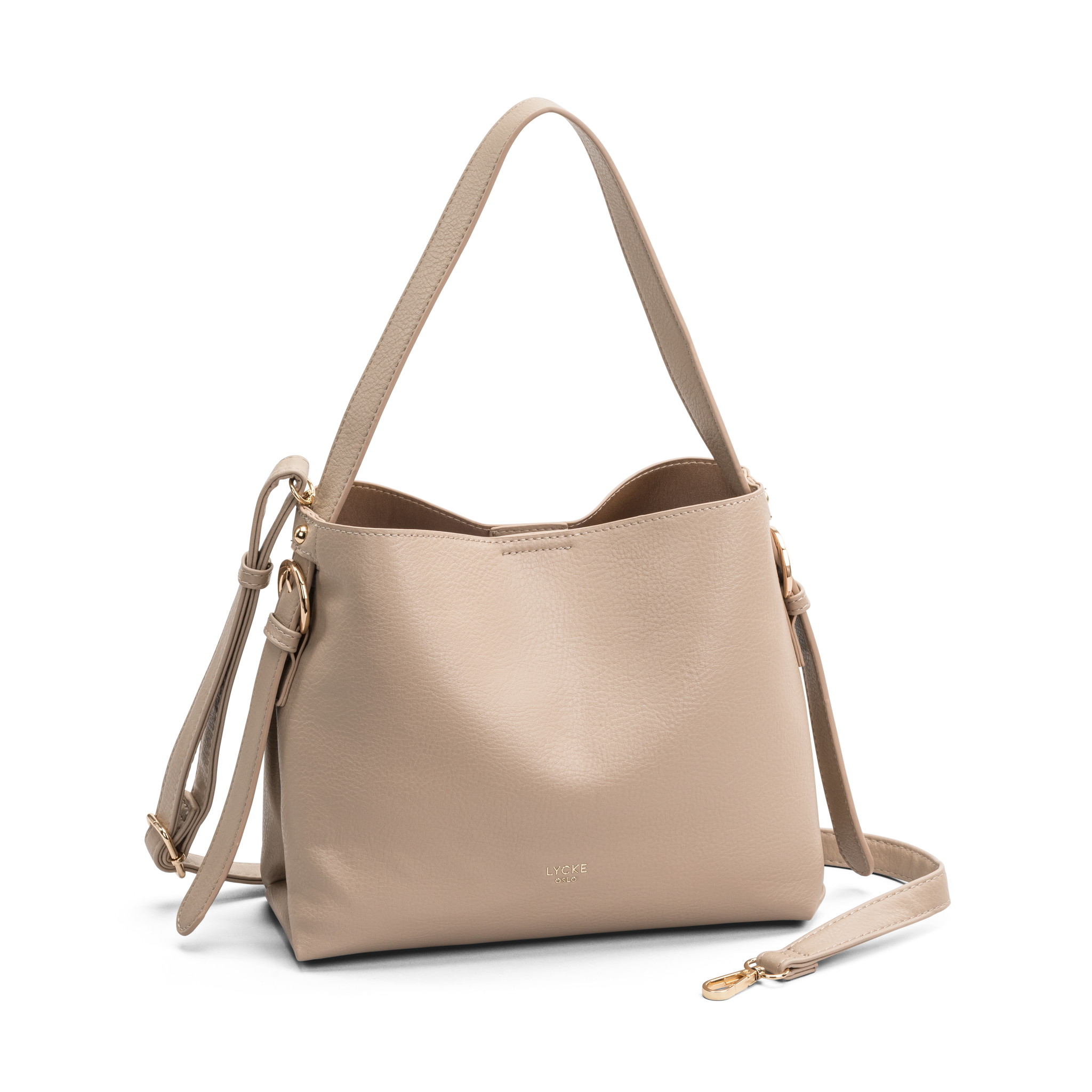 Lycke Bucket bag Kragerö beige