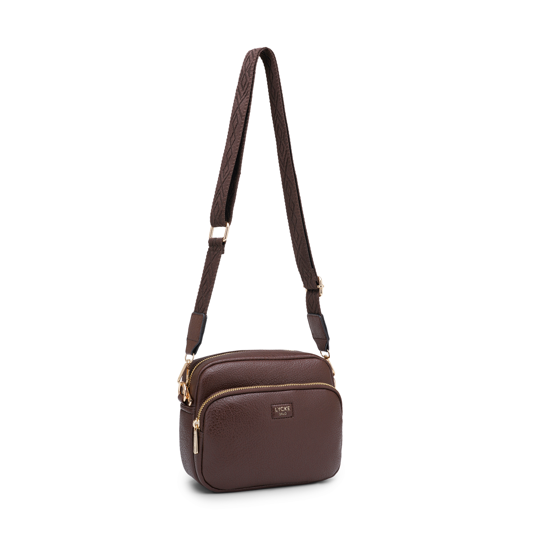 Lycke Crossbody Alma mörkbrun