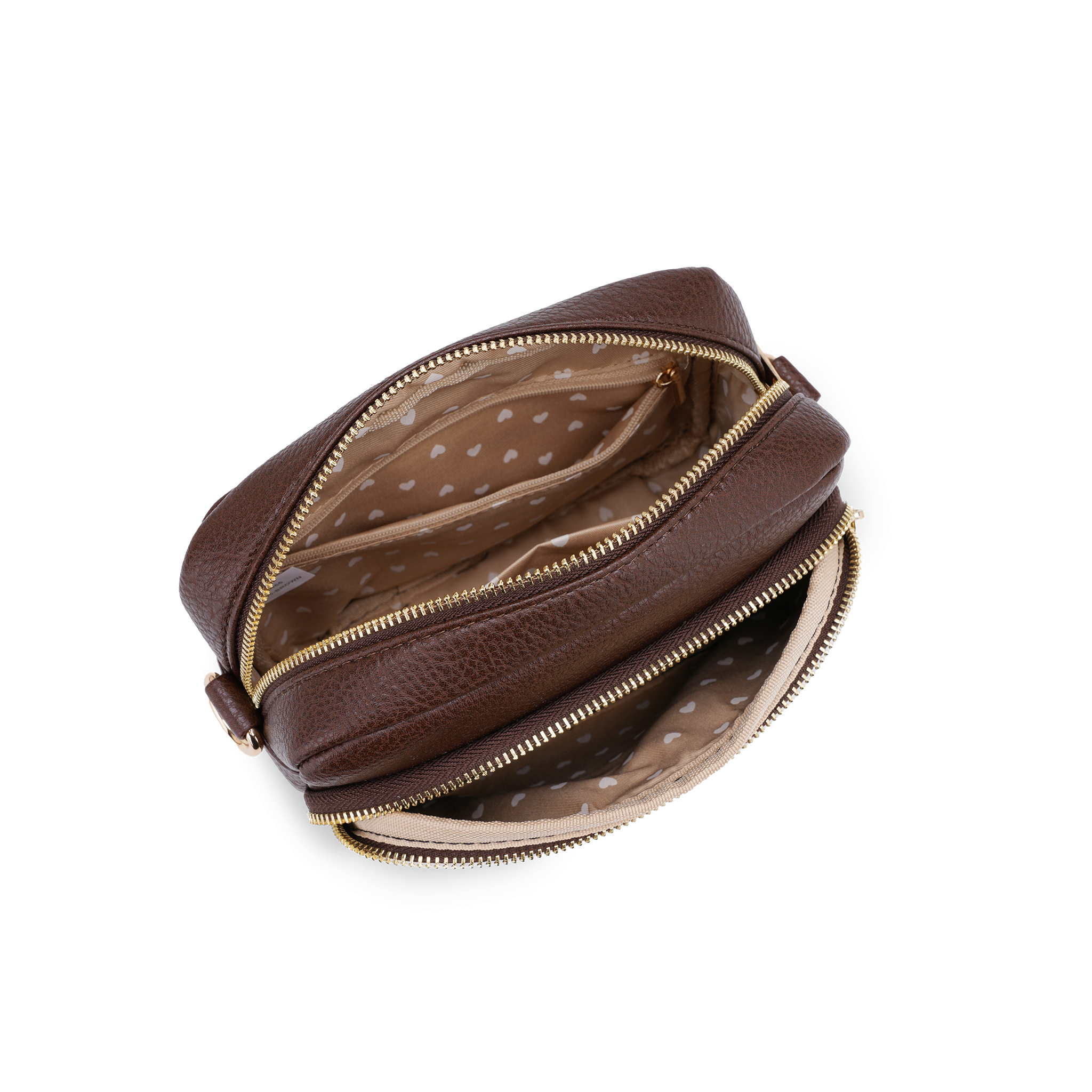 Lycke Crossbody Alma mörkbrun