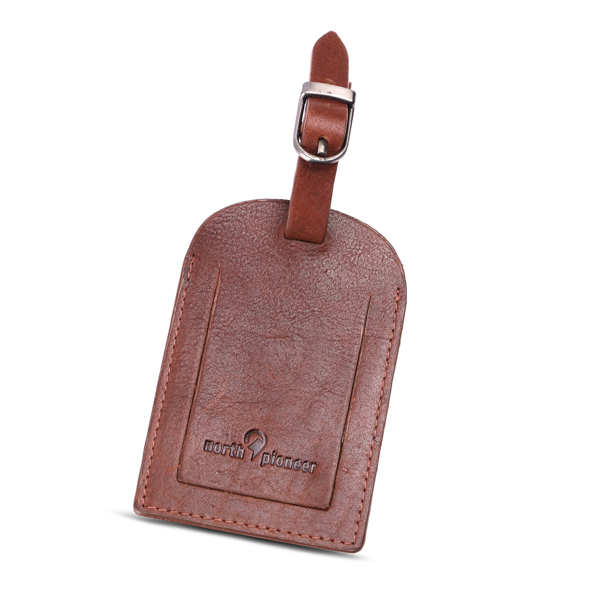 North Pionner Luggagetag brun