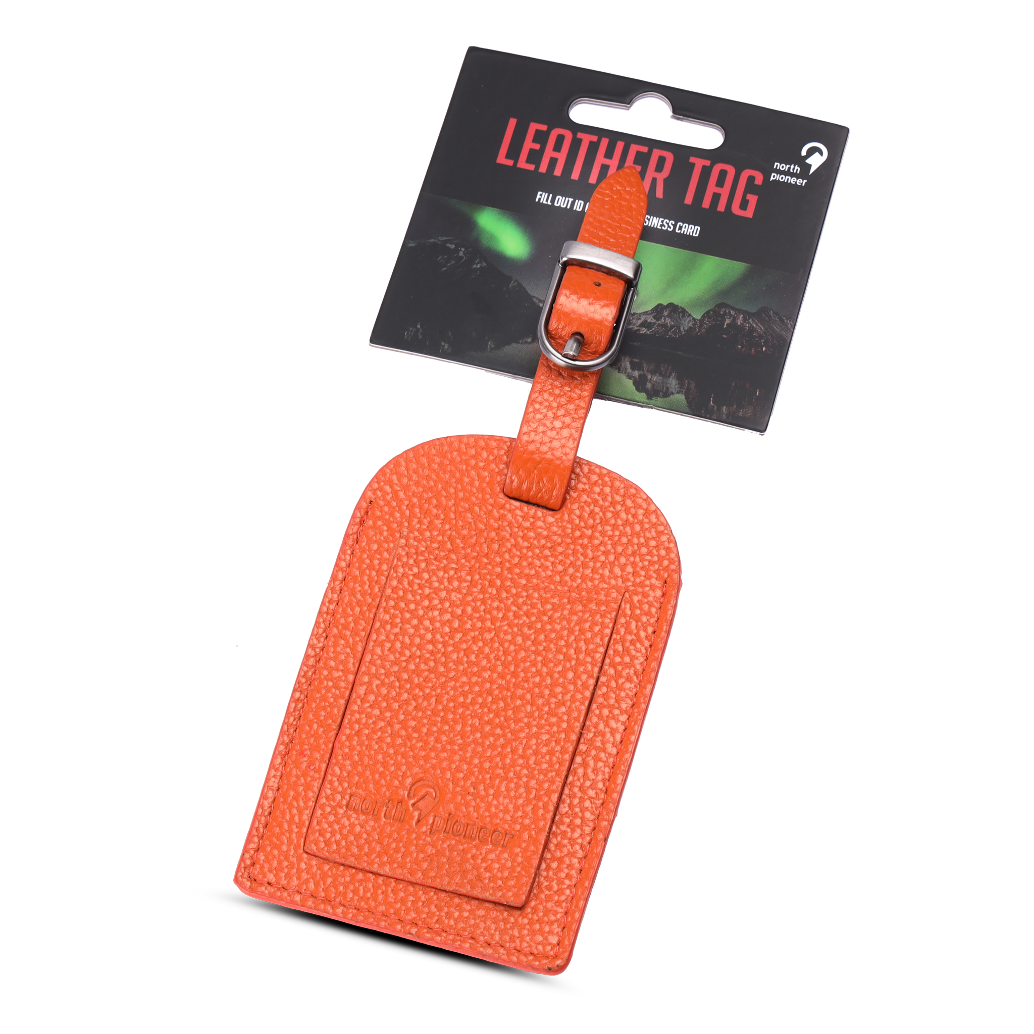 North Pioneer Luggagetag orange