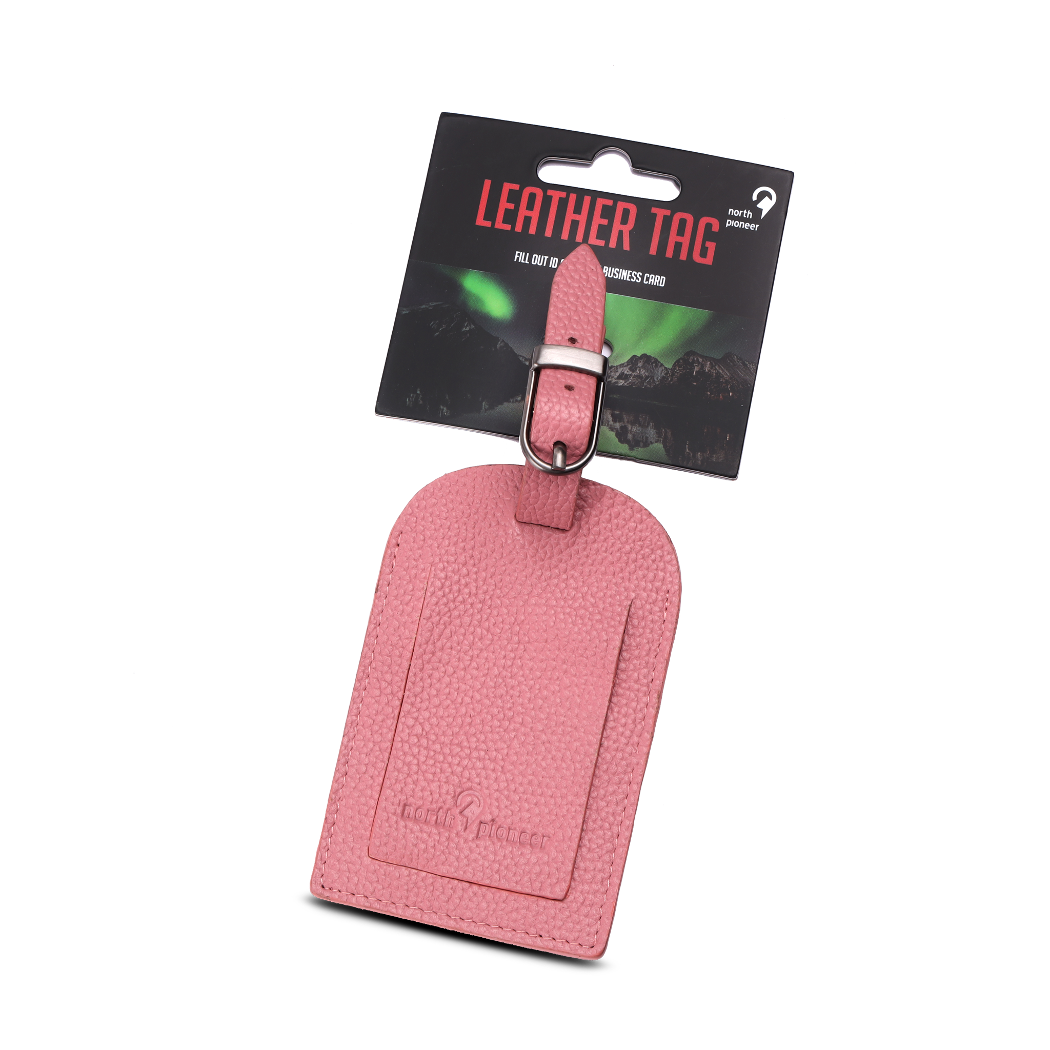 North Pioneer Luggagetag rosa