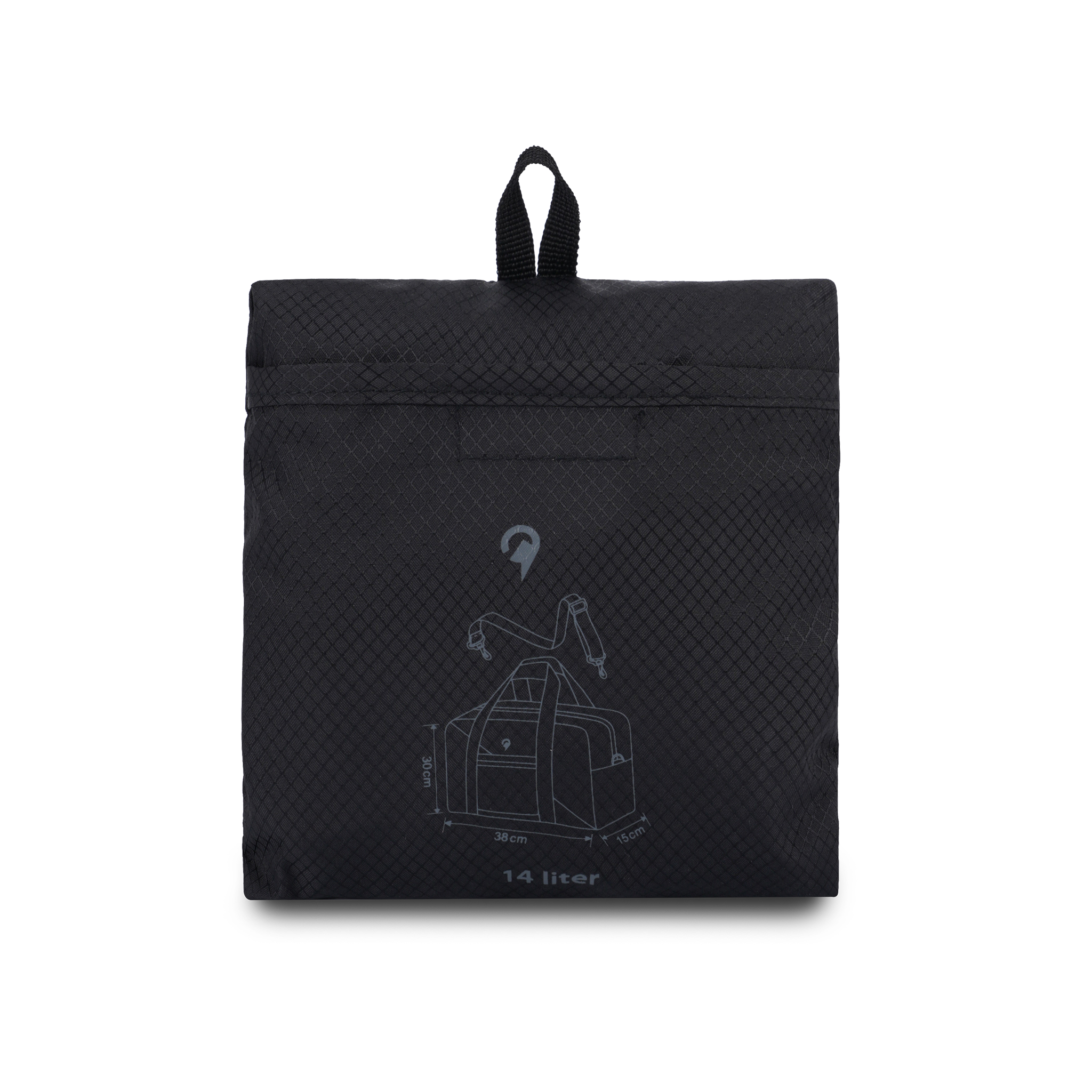 North Pioneer Bag foldlable S svart