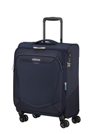 American Tourister Kabinväska Summerride exp 55 cm blå