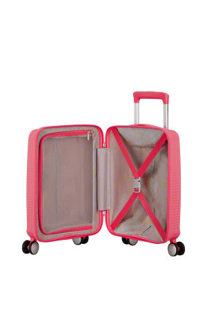 American Tourister Barnresväska/kabinväska Soundbox mini sun kissed coral