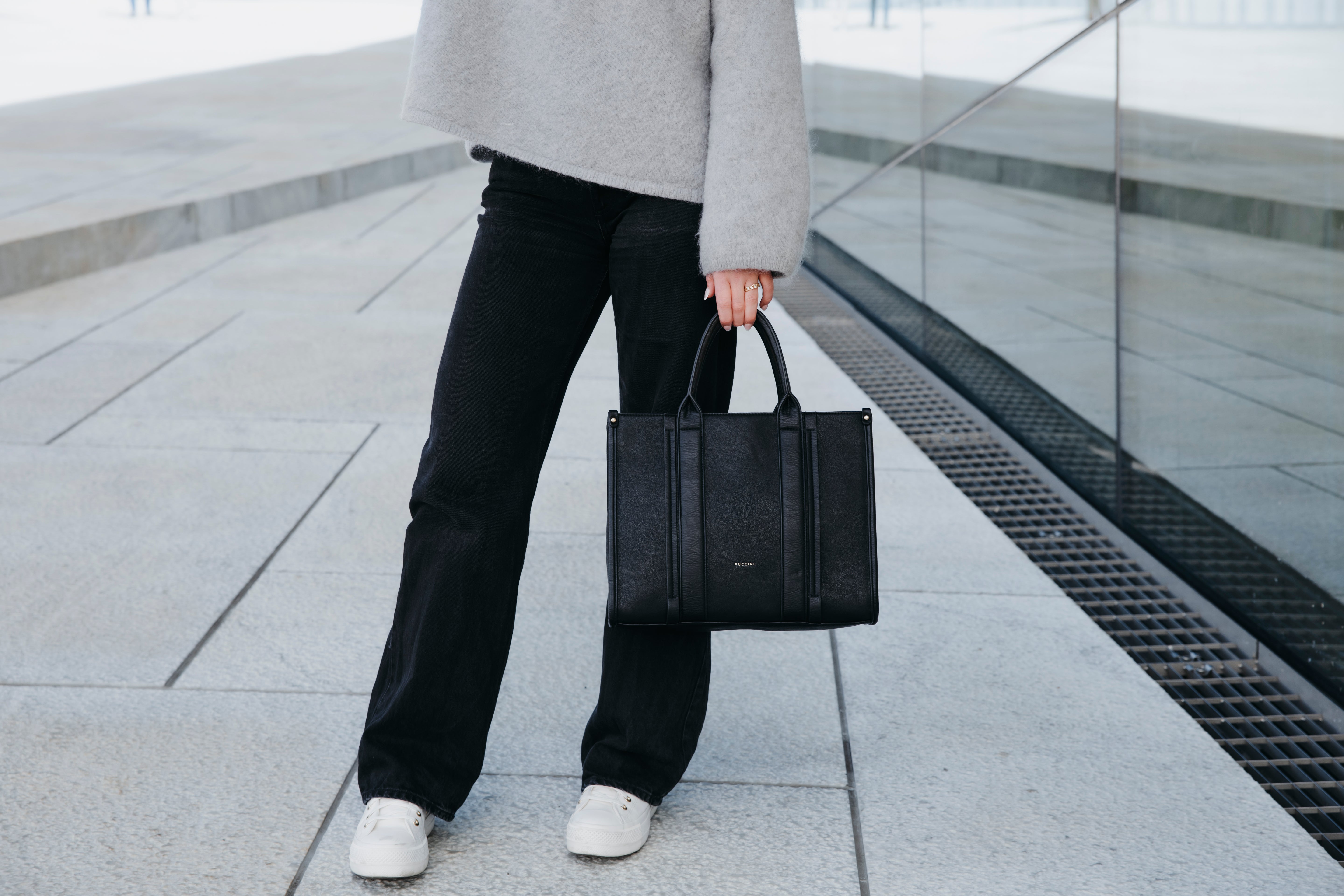 Puccini Handbag Linea svart