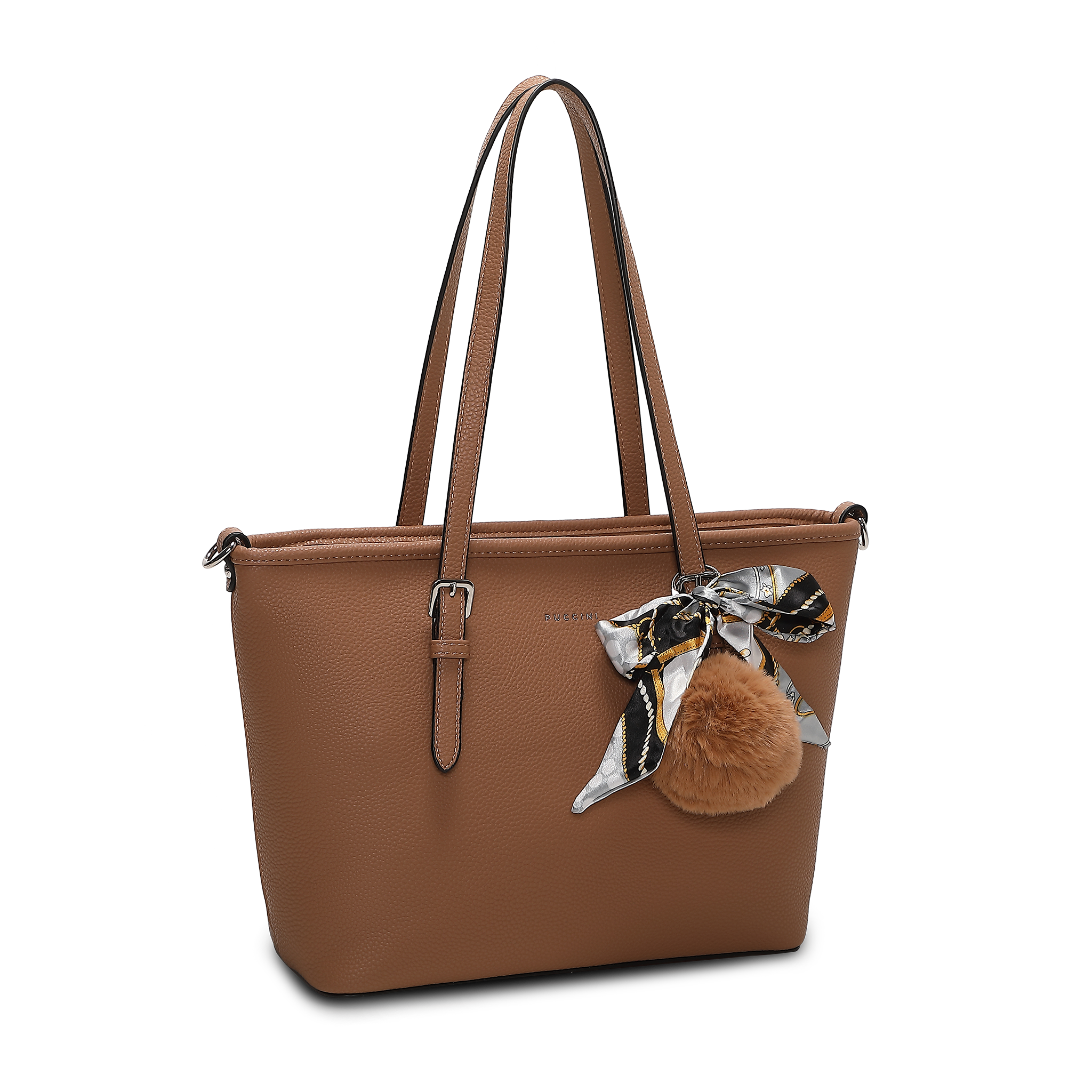 Puccini Tote Anna brun