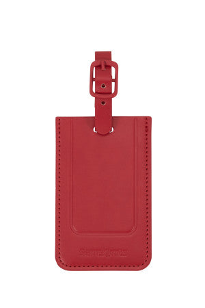 Samsonite TA REVOLUTION RECTANGLE LUGGAGE TAG x2 RED