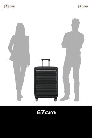 Samsonite PARALUX HS SP67/24 EXP MEDIUM SP BLACK