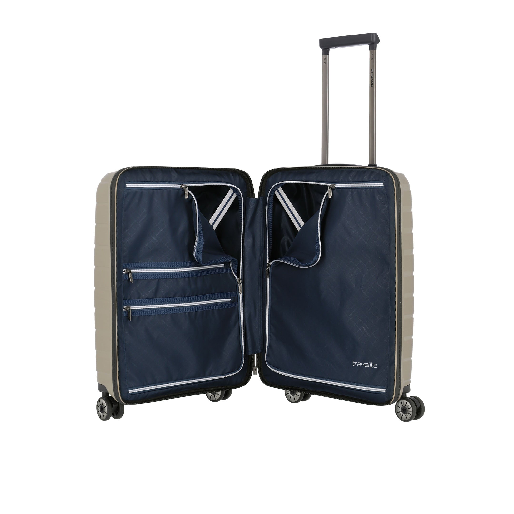 Travelite Air Base med frontficka 55 cm champagne