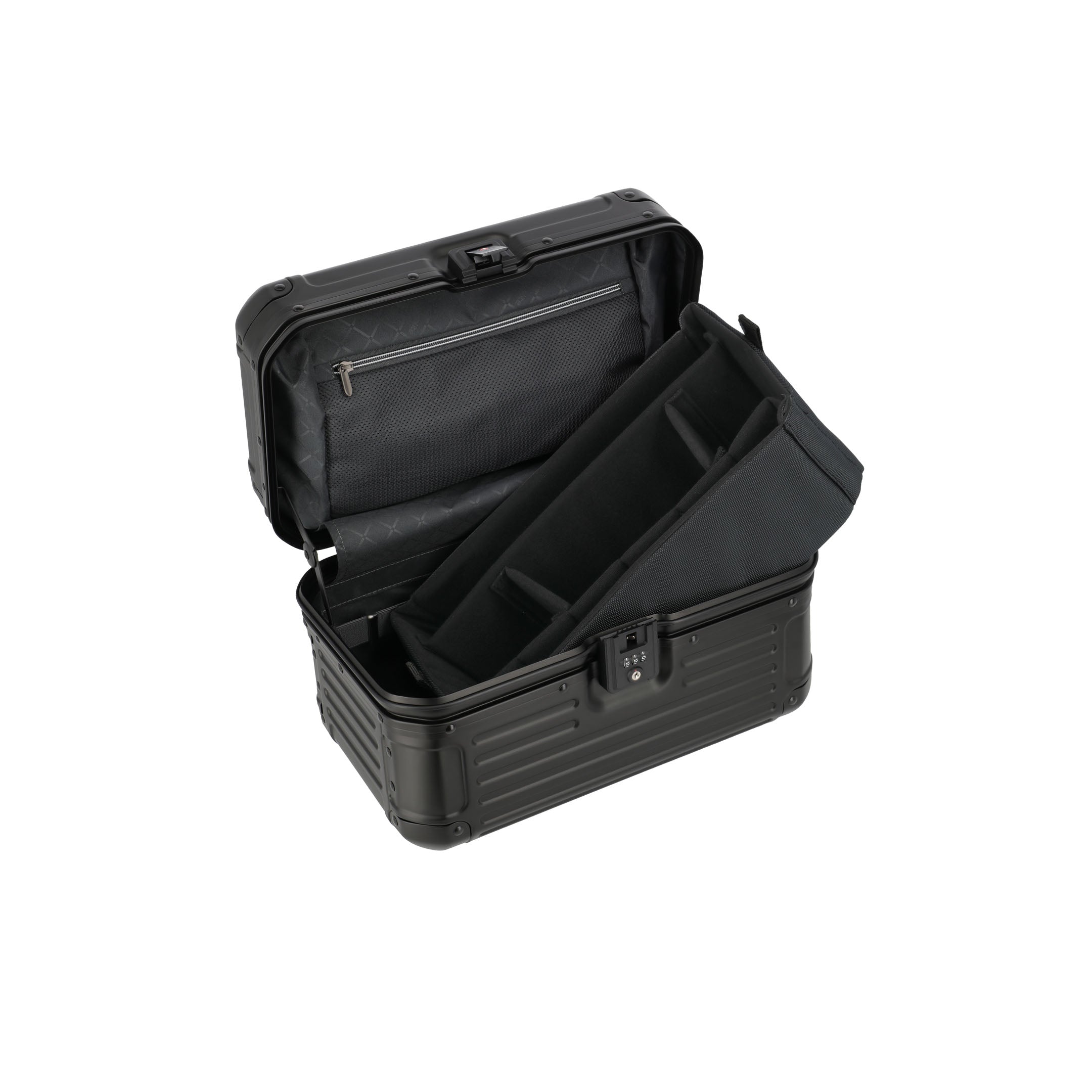 Travelite Beatybox Next aluminium svart