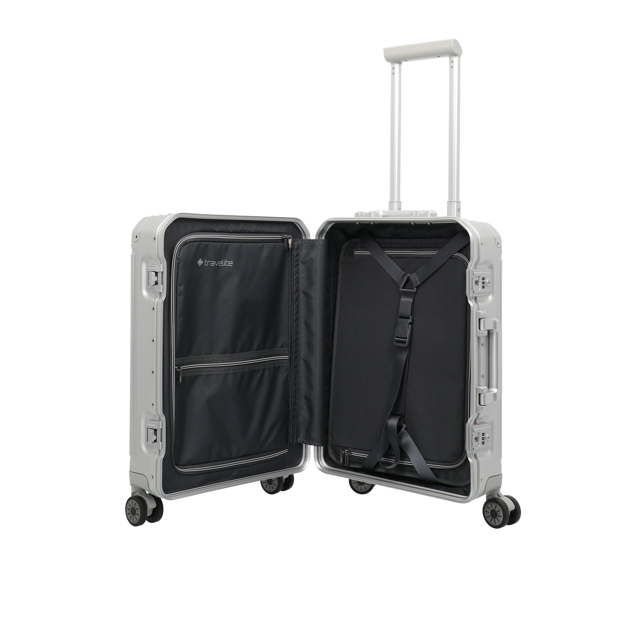 Travelite Next 2.0 S aluminium silver