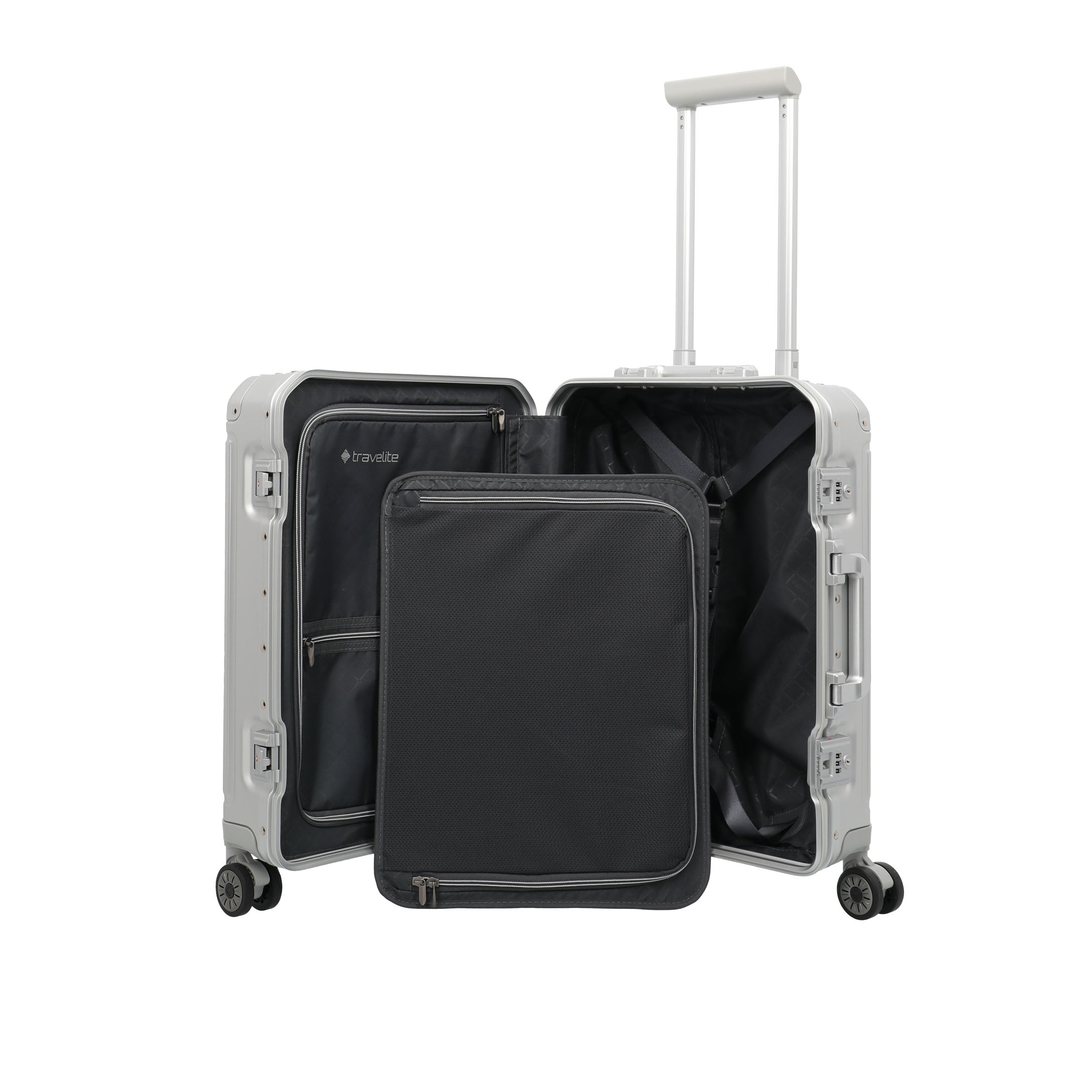 Travelite Next 2.0 S aluminium silver