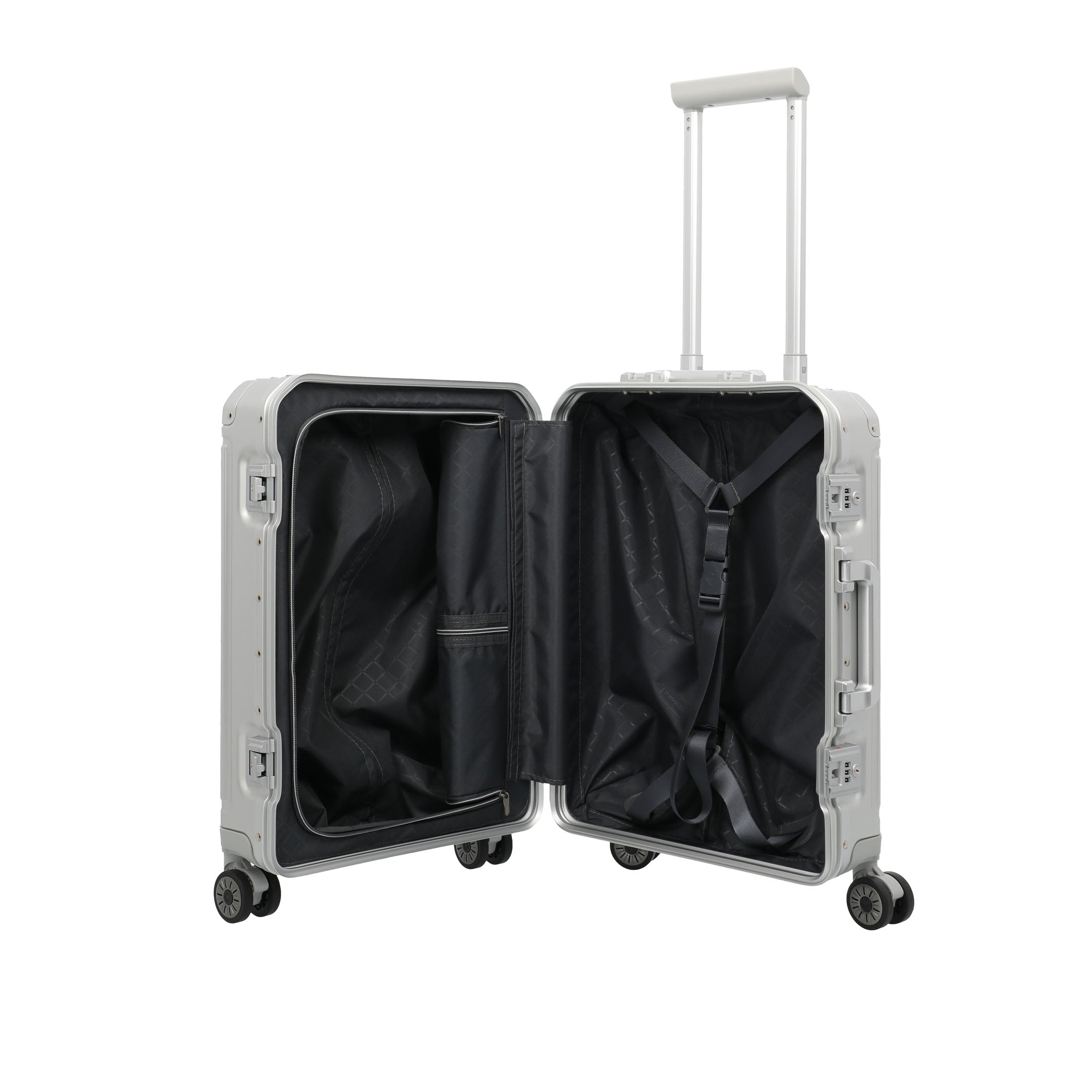 Travelite Next 2.0 S aluminium silver