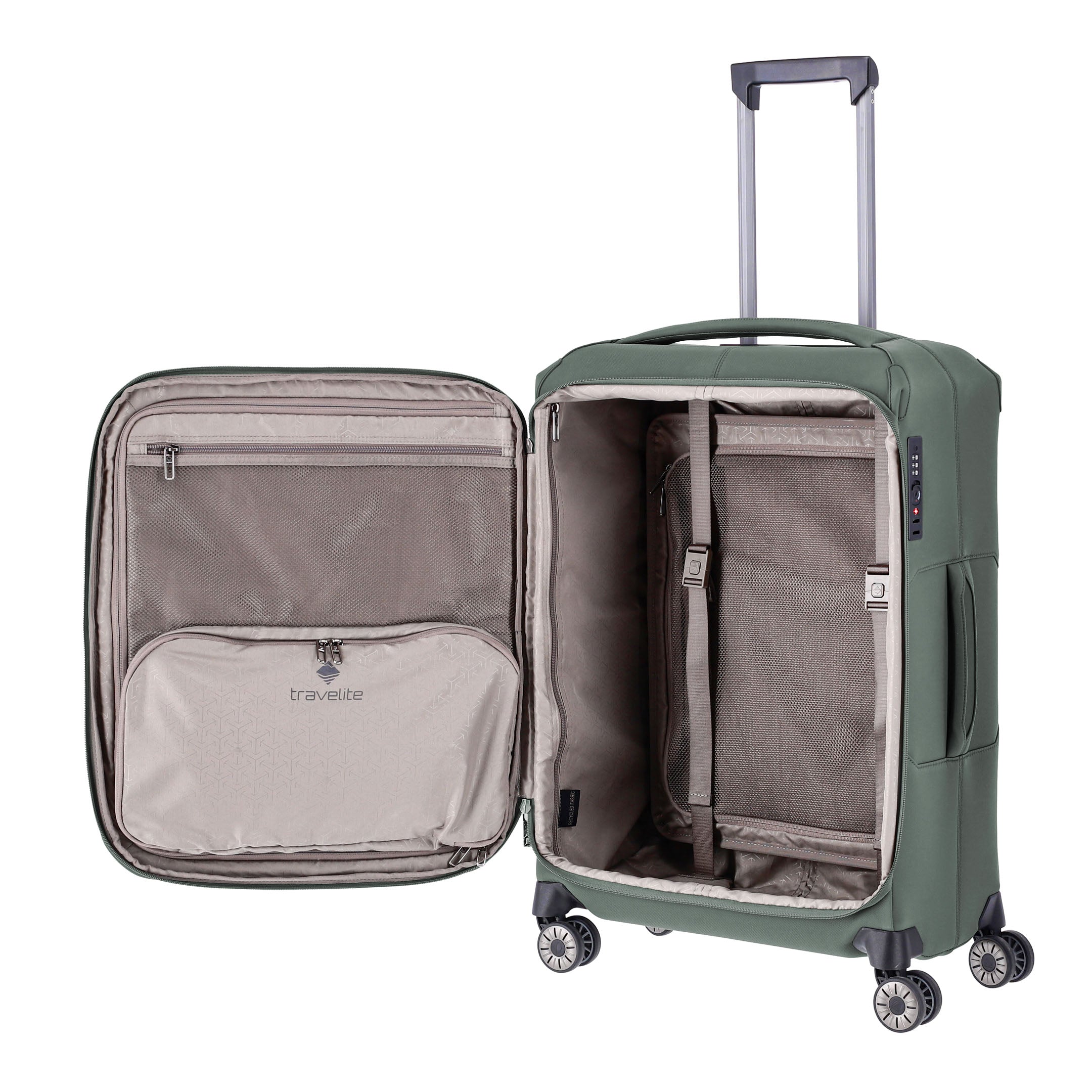 Travelite Prima 68cm exp grön