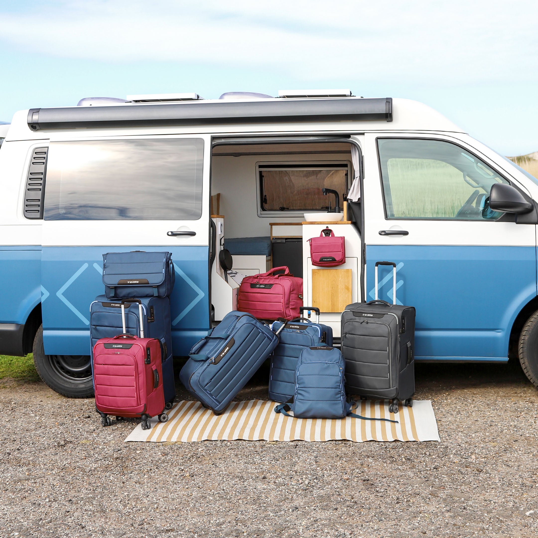 Travelite Skaii Kabinväska S 55 cm turkos