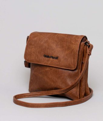 Giulia Pieralli crossbody med lock brun