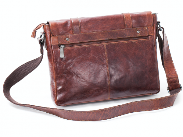 Baoobaoo Messenger Bag 13" Brandy