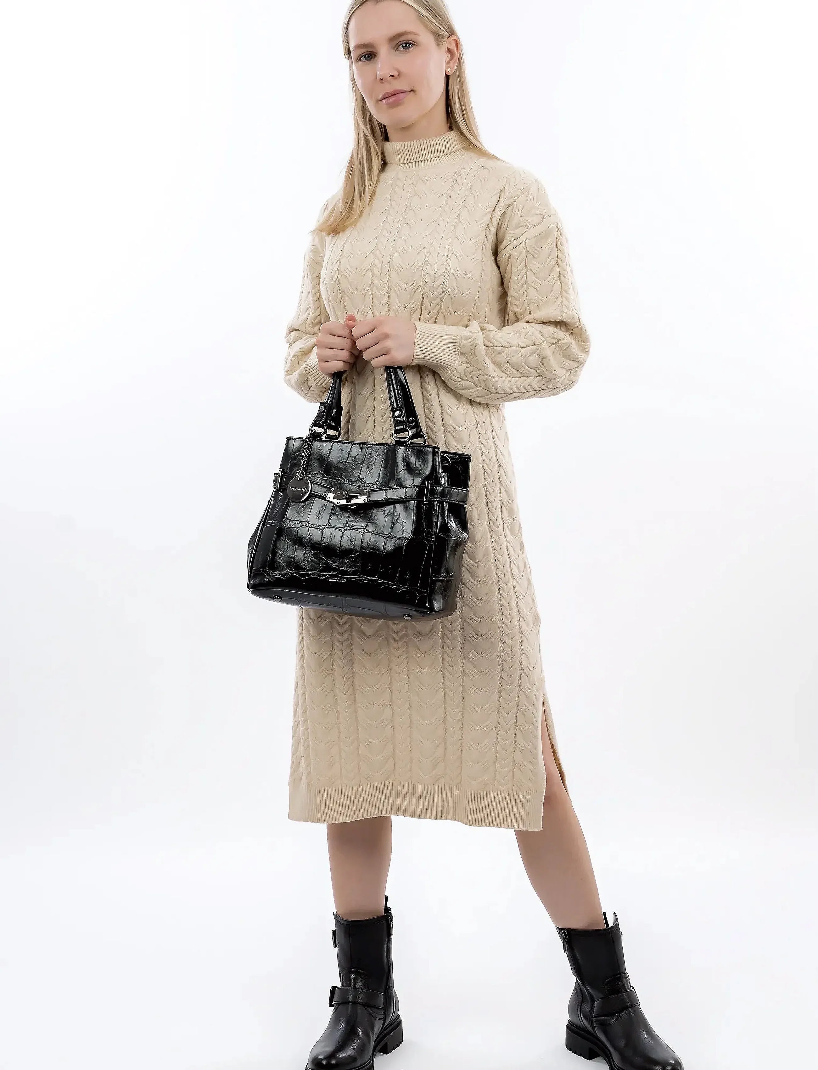 Tamaris Handbag Gulia krocko svart
