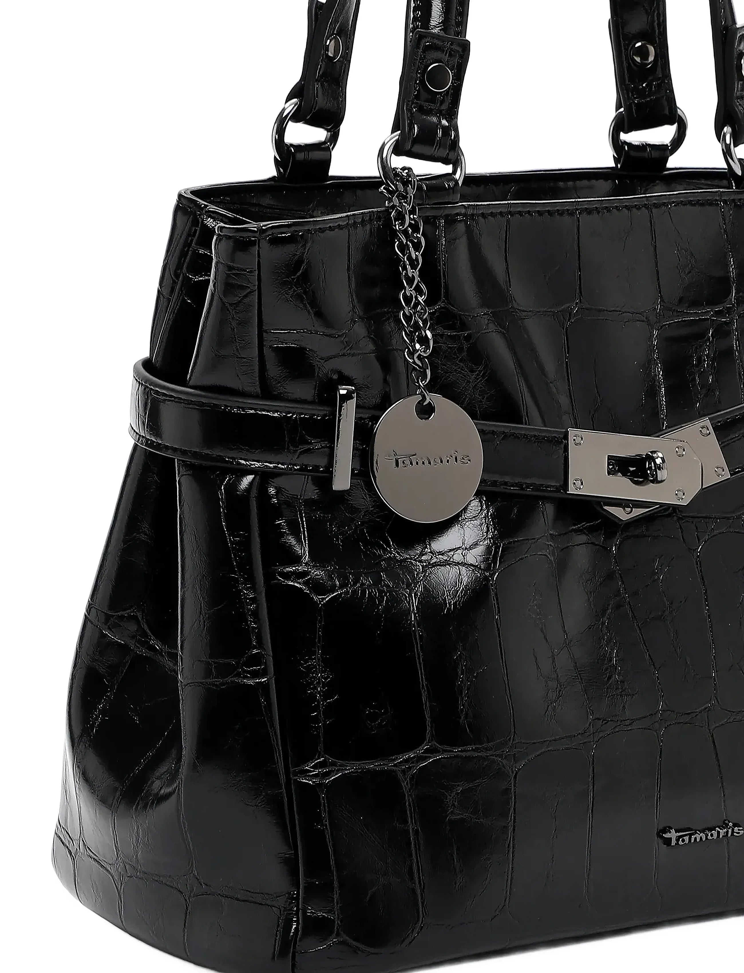 Tamaris Handbag Gulia krocko svart