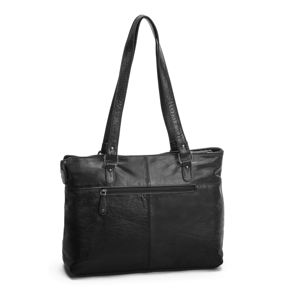 The Monte Workbag/Handbag skinn svart