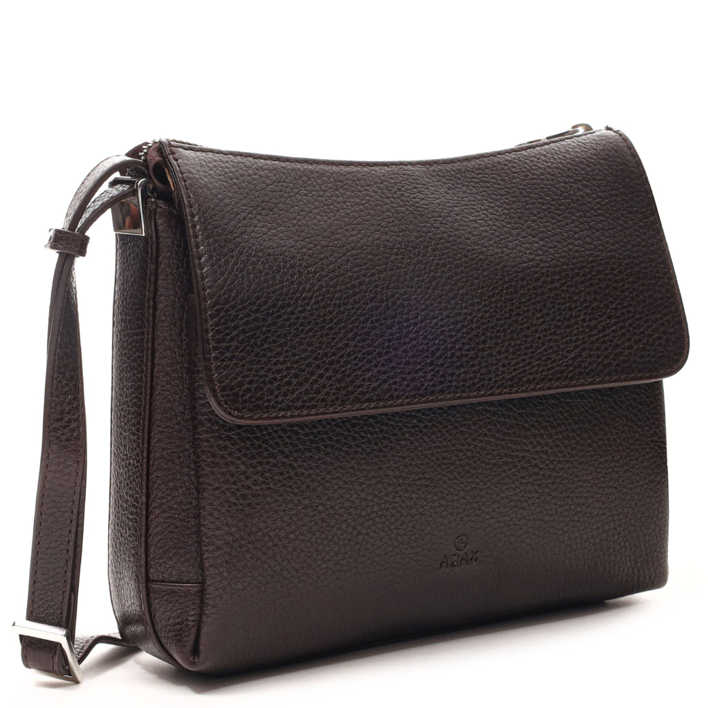 Adax Axelväska Maiken mörkbrun